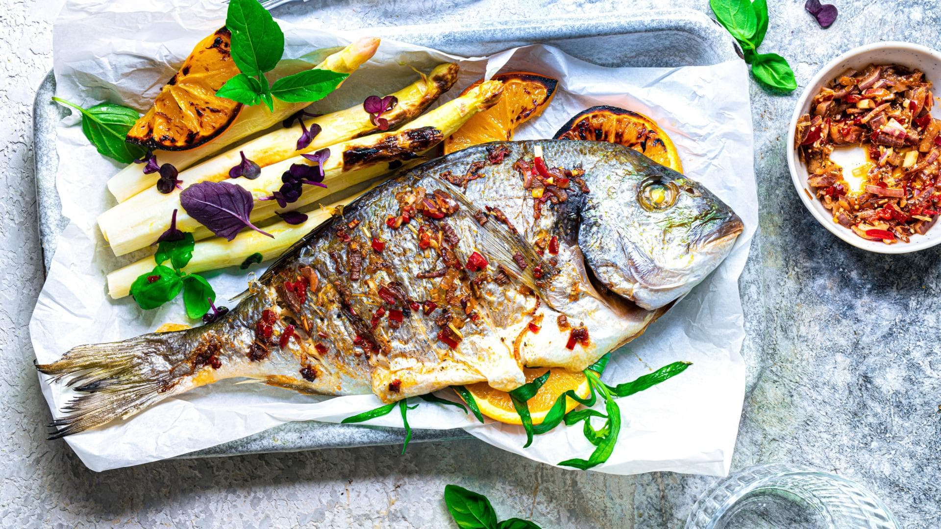Dorade vom Grill 