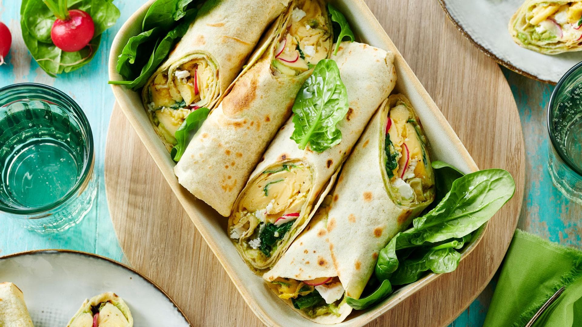 Rührei-Wraps 