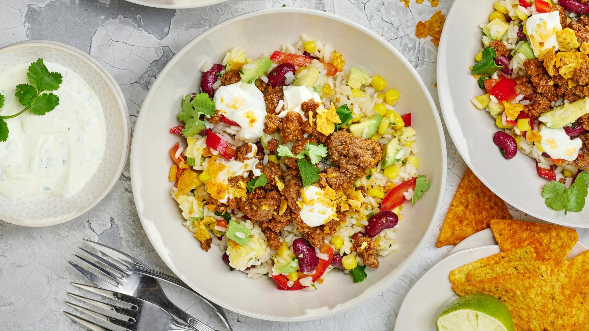 Tex-Mex-Reis mit Hackfleisch