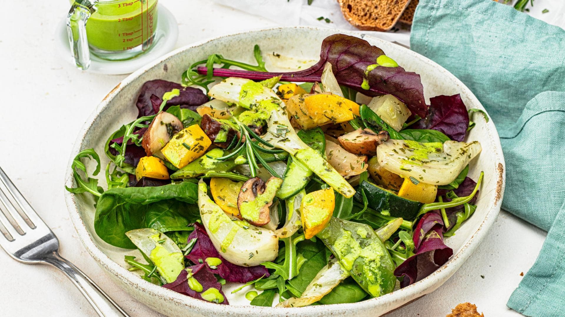 Lauwarme Antipasti mit Cashewkern-Pesto 