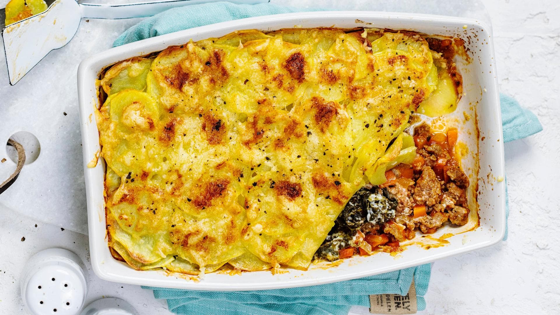 Gratin mit Hackfleisch 