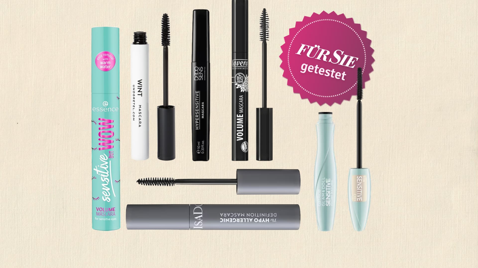 Die besten Wimperntuschen für empfindliche Augen - Top 10