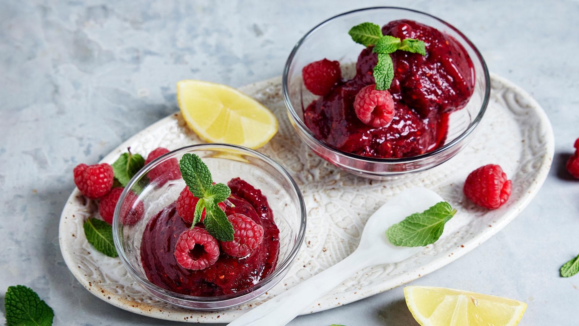 Champagner-Beeren-Sorbet 