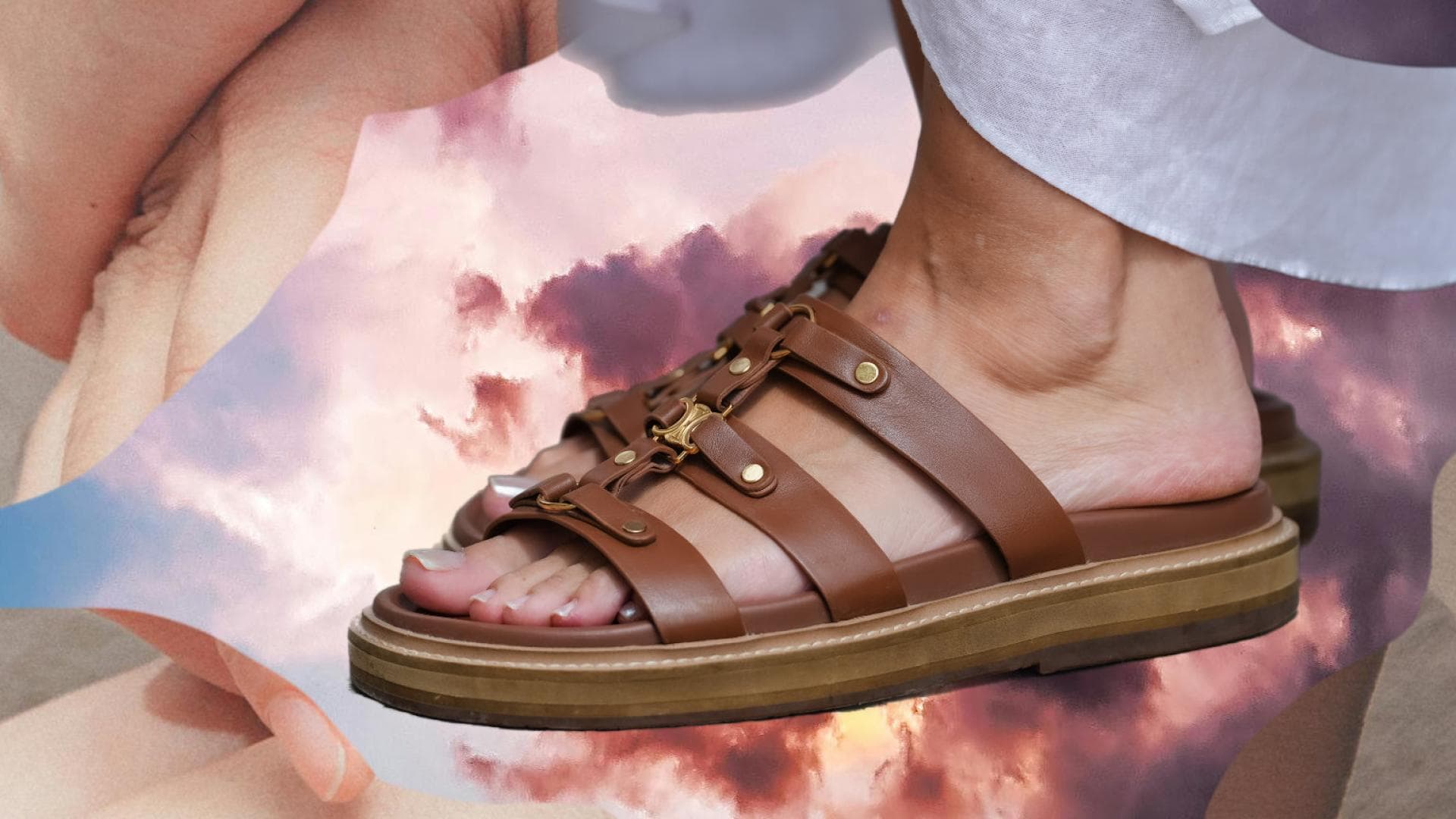 Sandalen für geschwollene Füße 