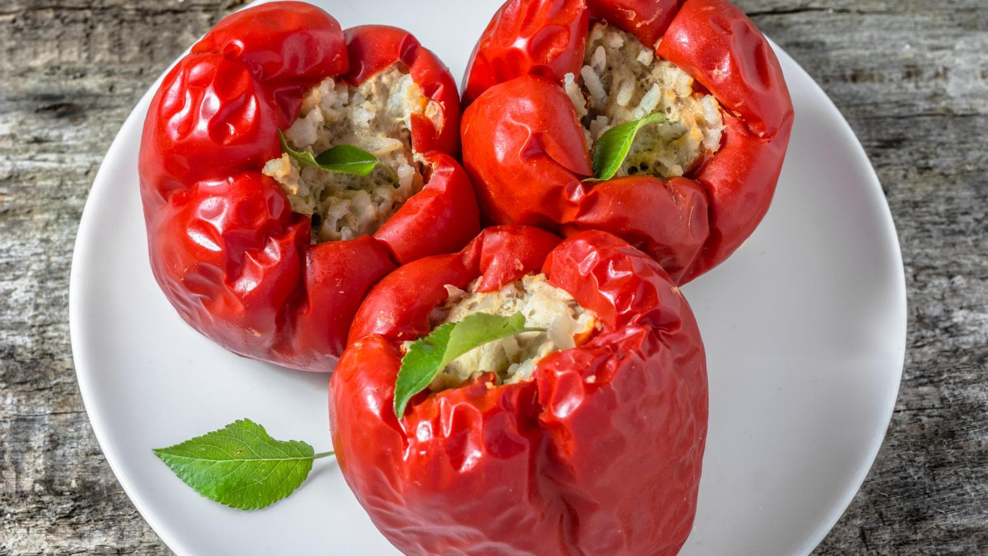 Gefüllte Paprika zum Abnehmen 