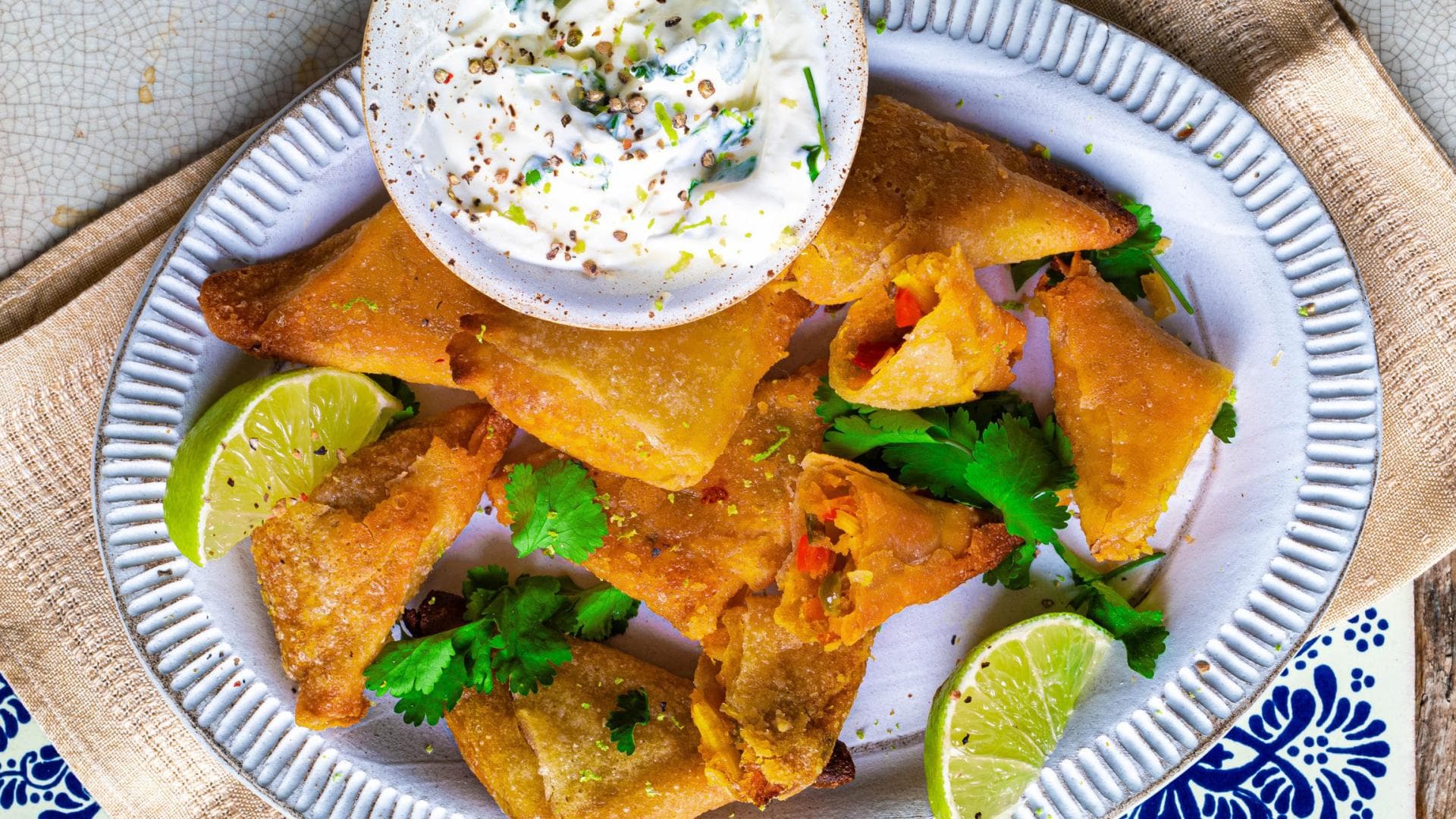 Indische Gemüseteigtaschen 