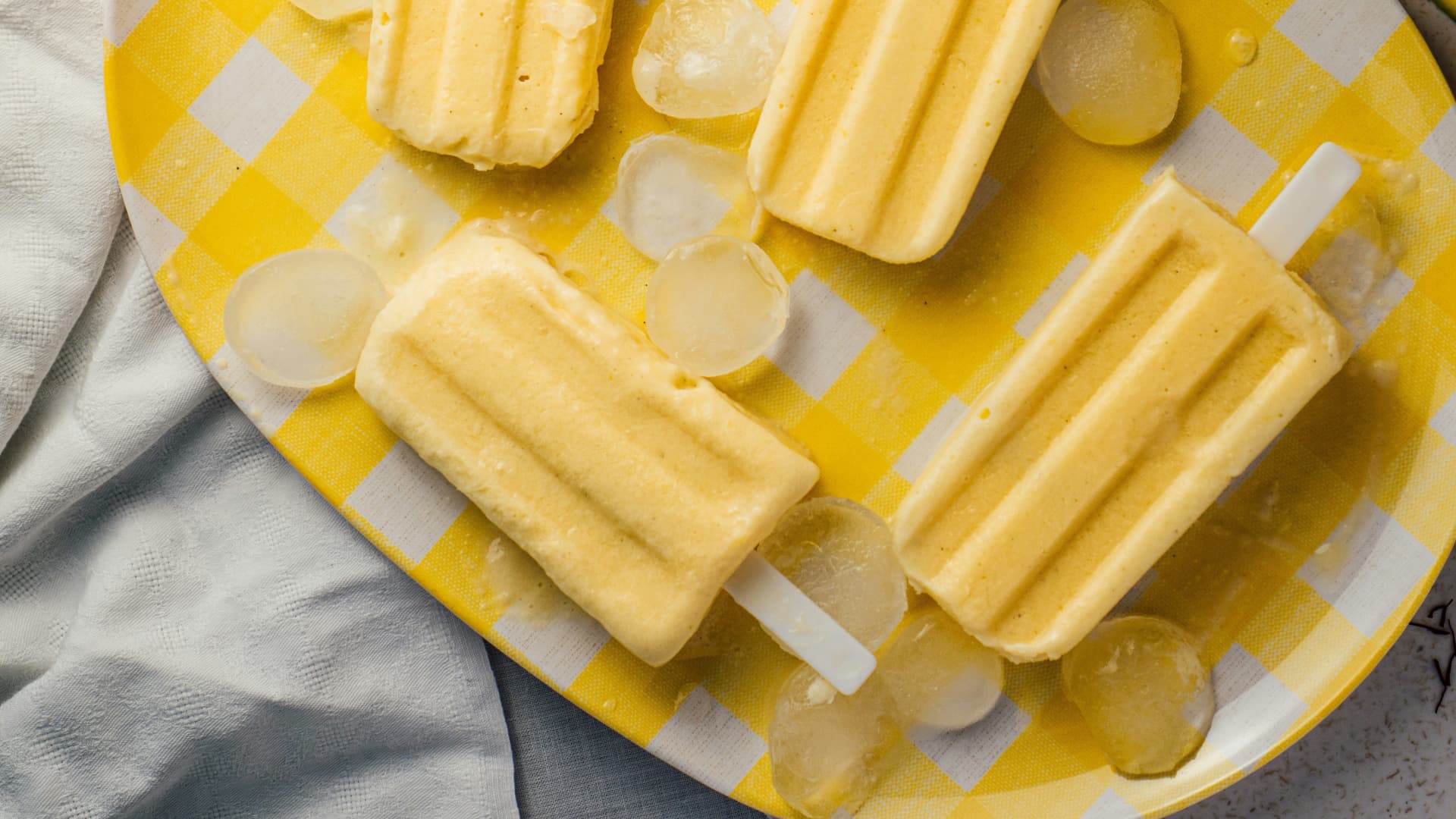Limoncello Lemon Curd Popsicles