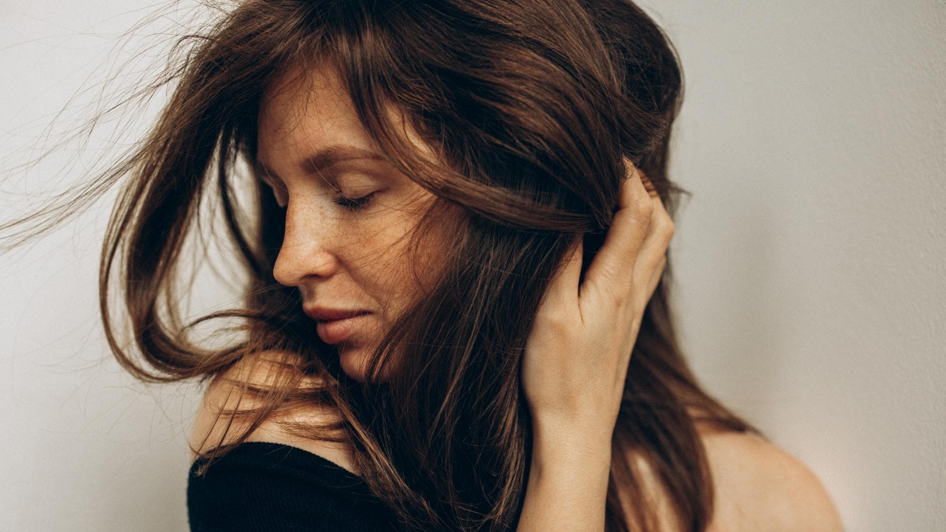 Frau mit gesundem Haar