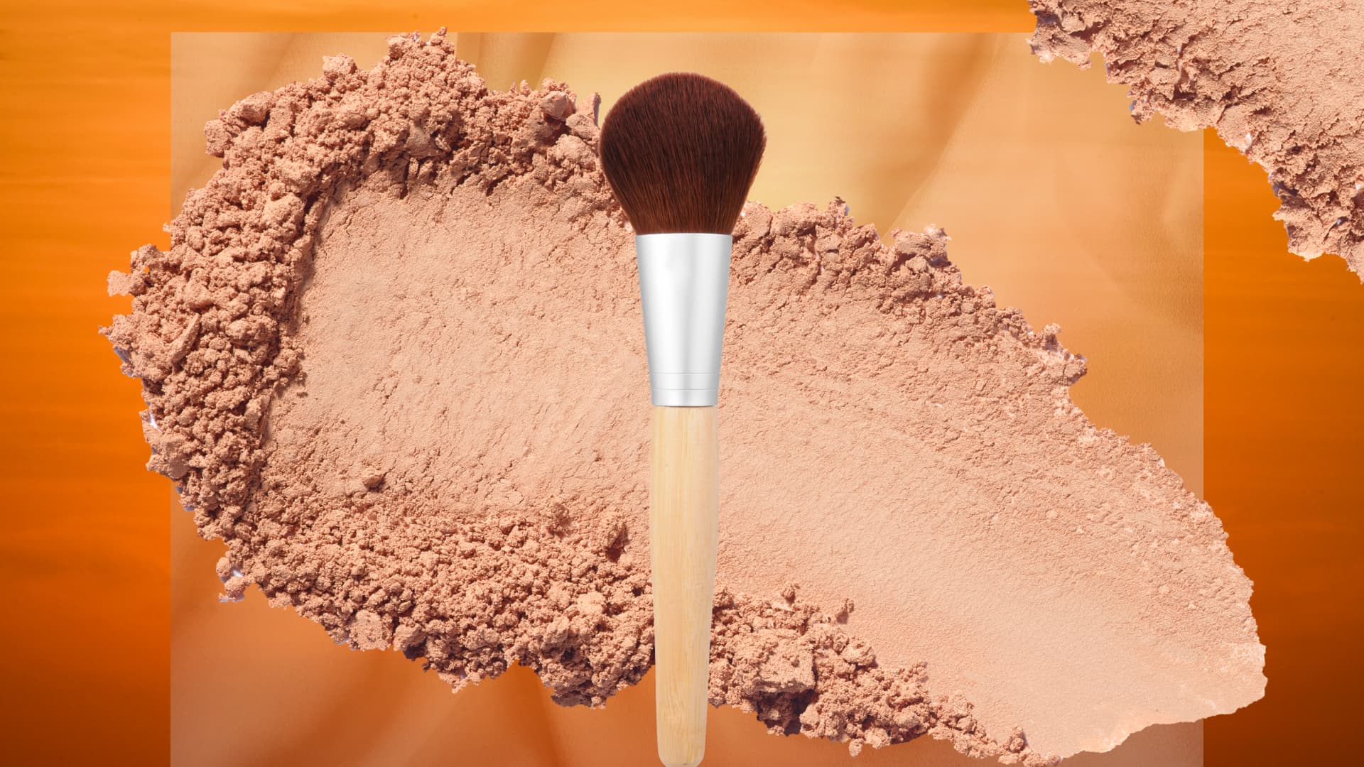 Puder mit Lichtschutzfaktor