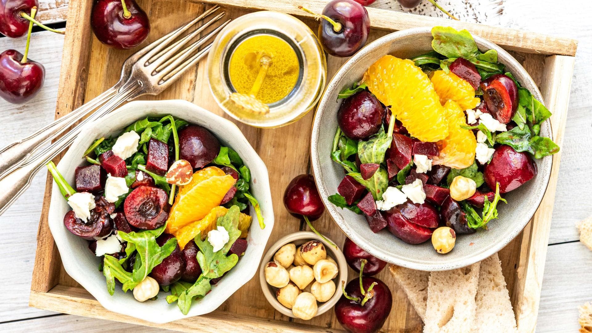 Rucola-Kirsch-Salat 
