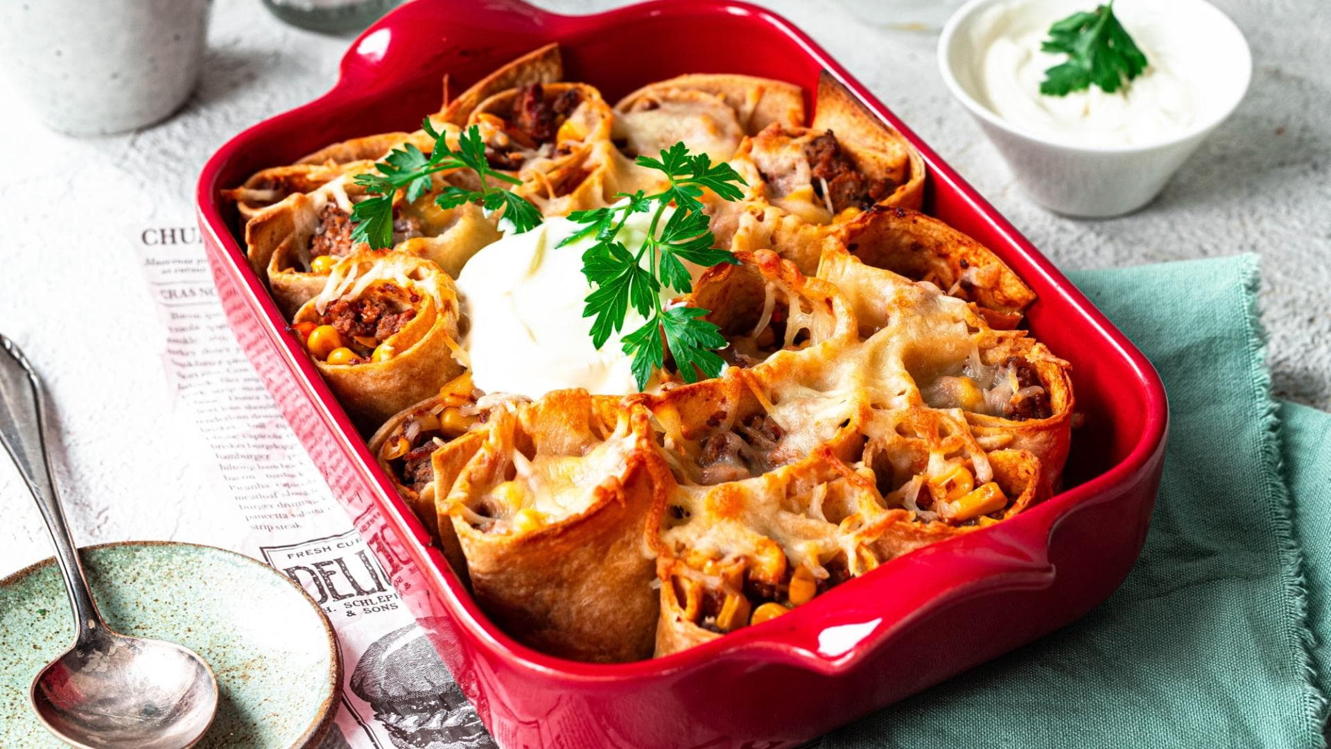 Schneller Tortilla-Auflauf 