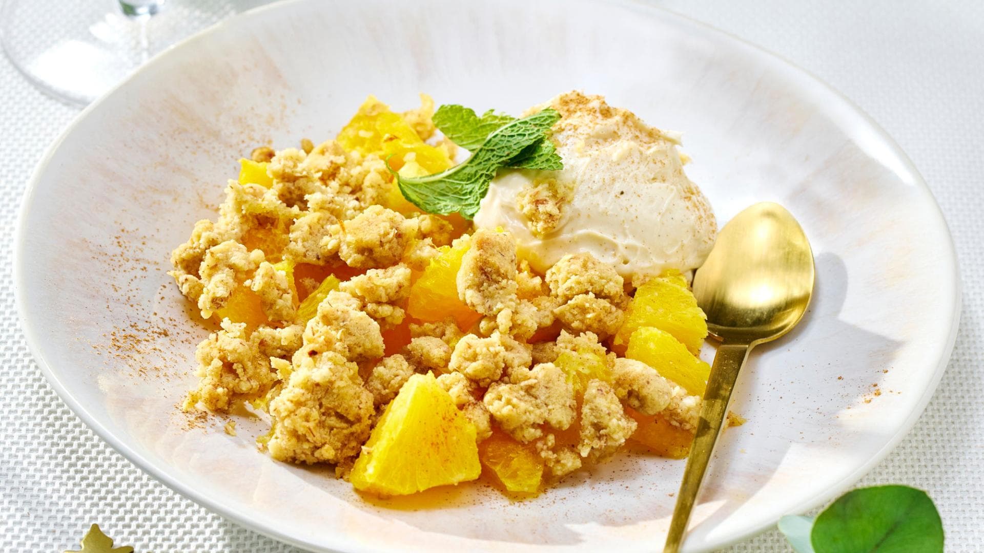 Orangen-Crumble 