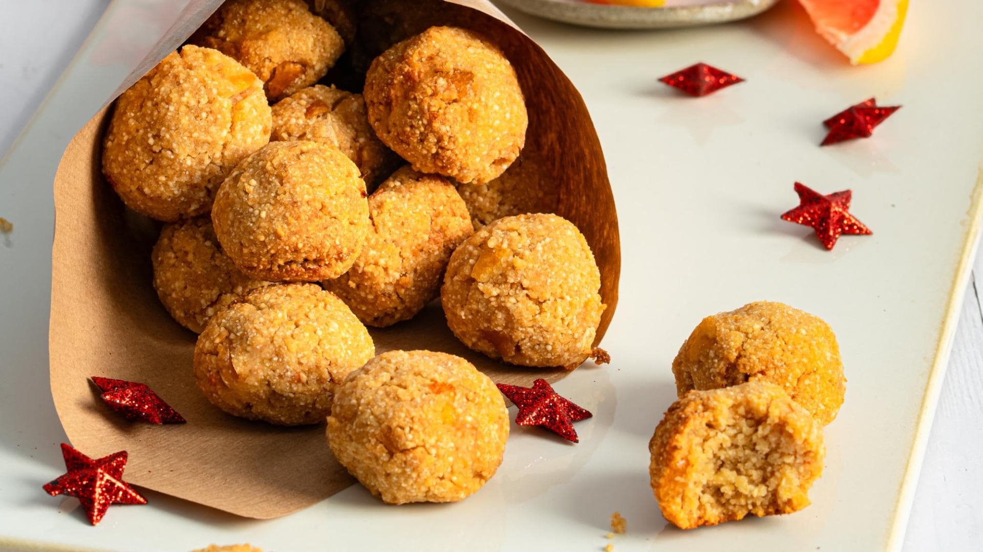 Grapefruit-Amaranth-Kugeln Grapefruit-Amaranth-Kugeln