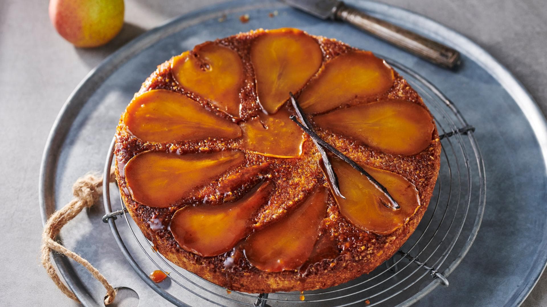 Upside-Down-Birnenkuchen 