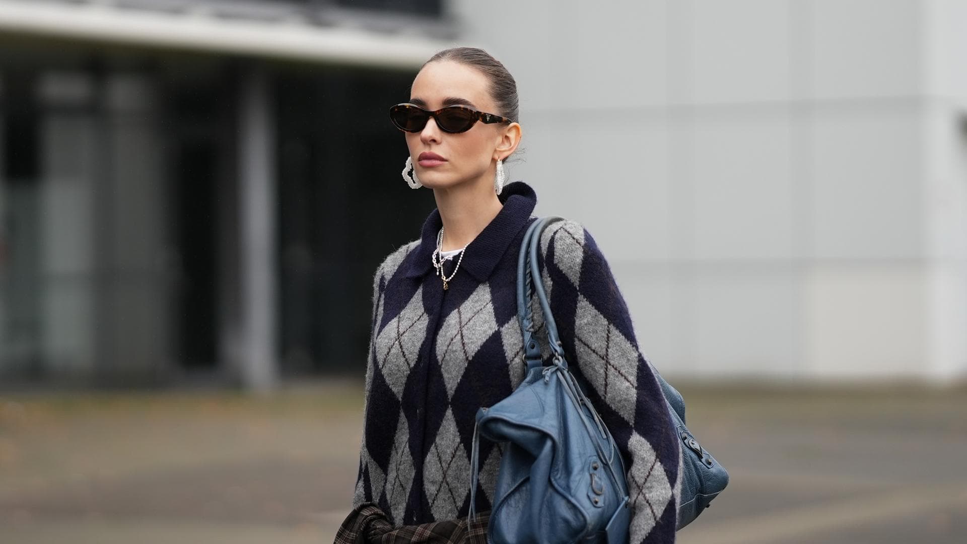 (Argyle): Argyle-Muster Streetstyle