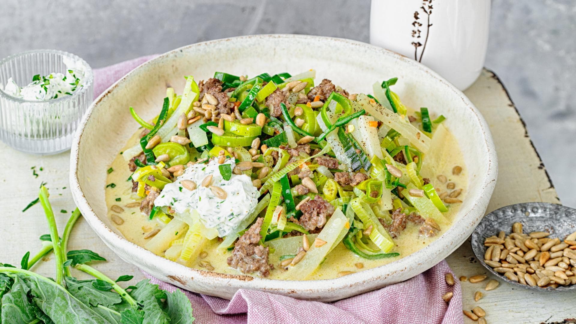 Gemüse-Hackfleisch-Pfanne Gemüse-Hackfleisch-Pfanne