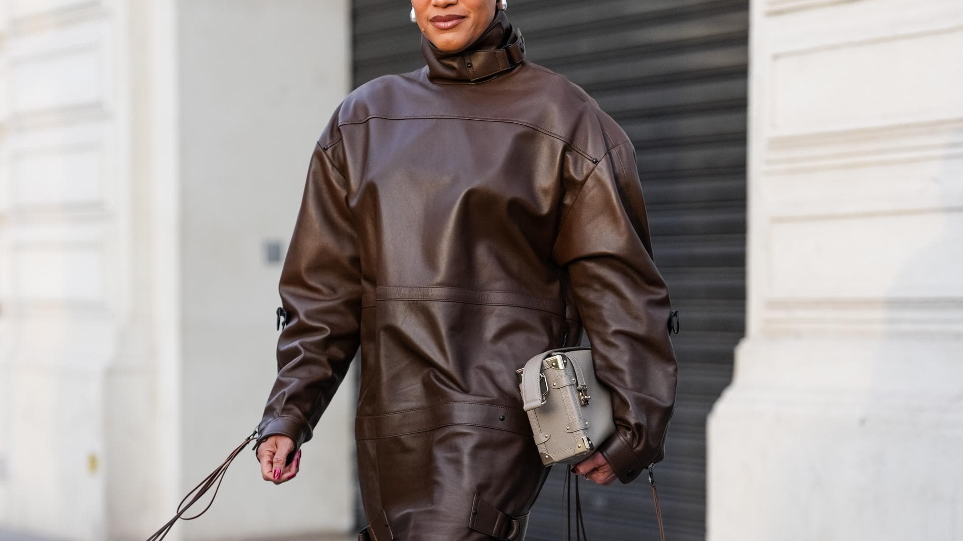 Lederkleider Streetstyle 