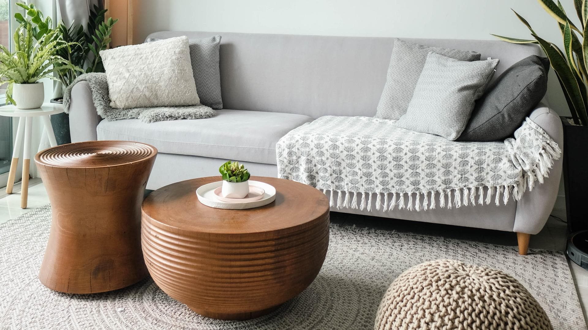 Gemütliche Wohnzimmereinrichtung