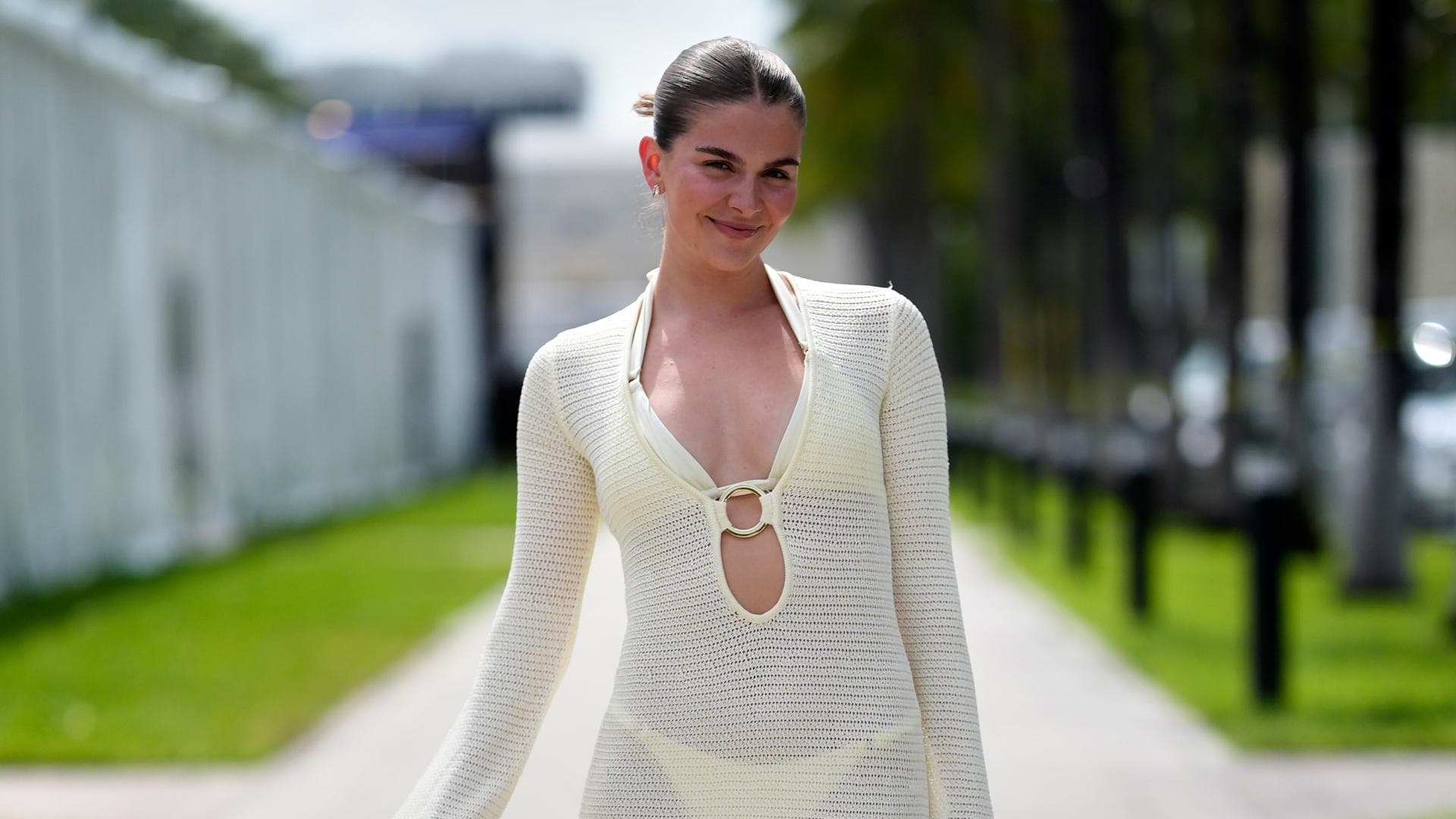 Strickkleid für den Strand 