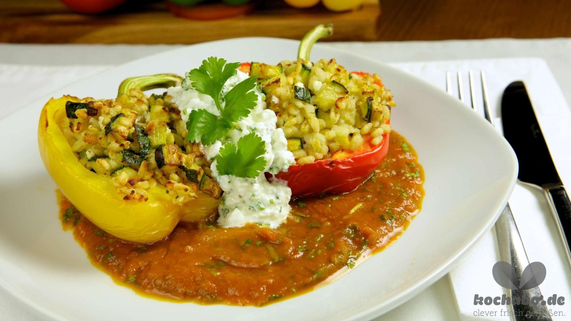 Gefüllte Paprika
