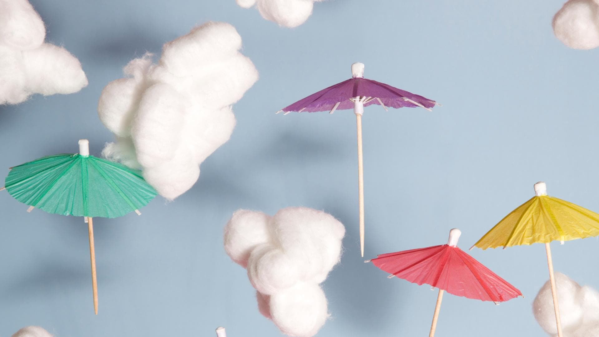 Regenschirme aus Papier