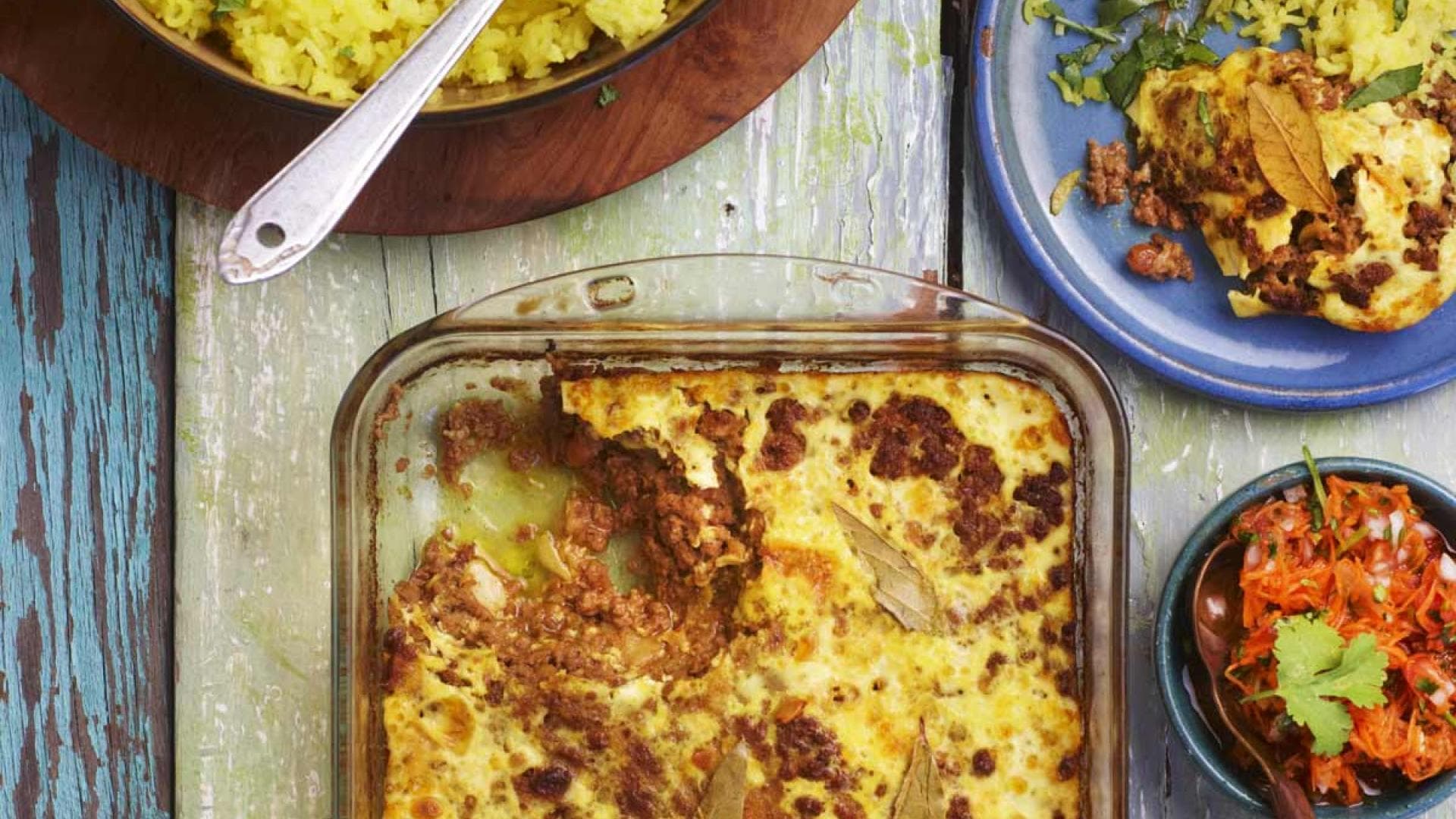 Bobotie mit Gelbem Reis