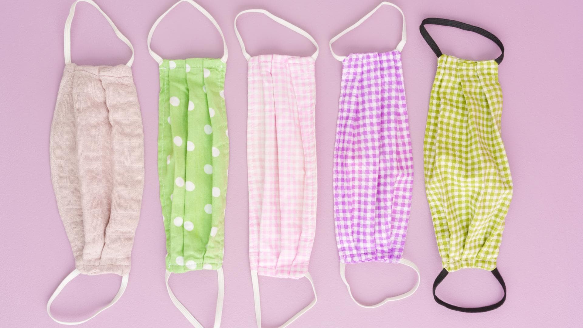 Maskenpflicht: Bunte Stoffmasken
