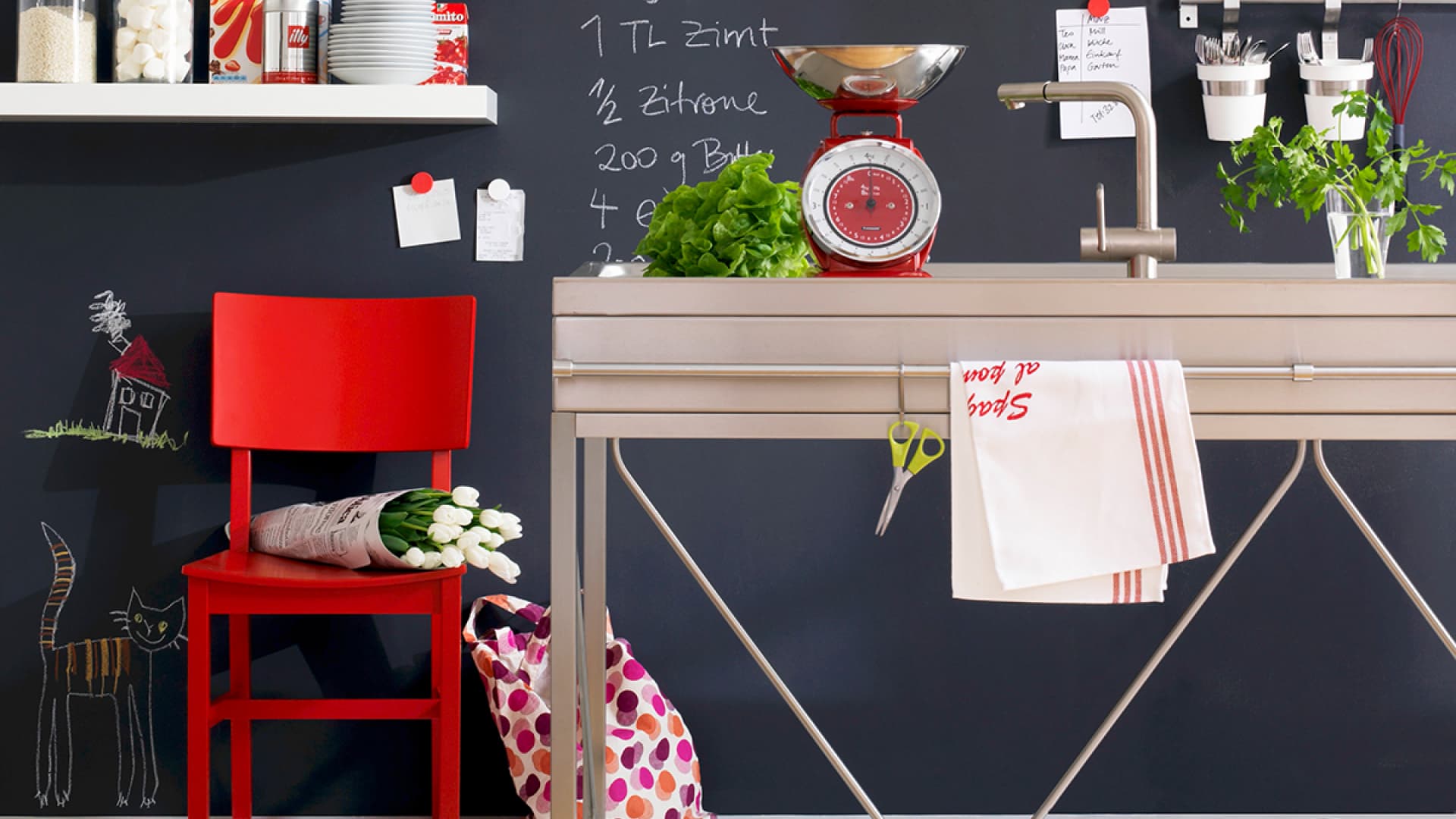 Tafelfarbe: DIY-Ideen