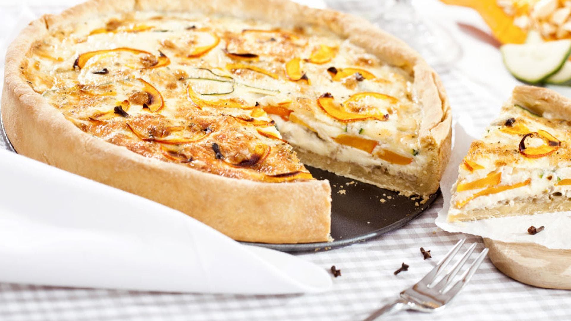 Rezept für leckere Kürbistarte