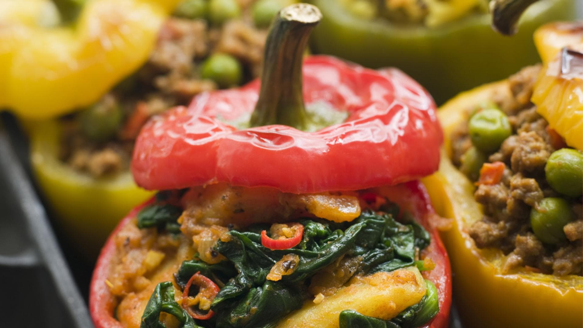 Gefüllte Paprikaschoten