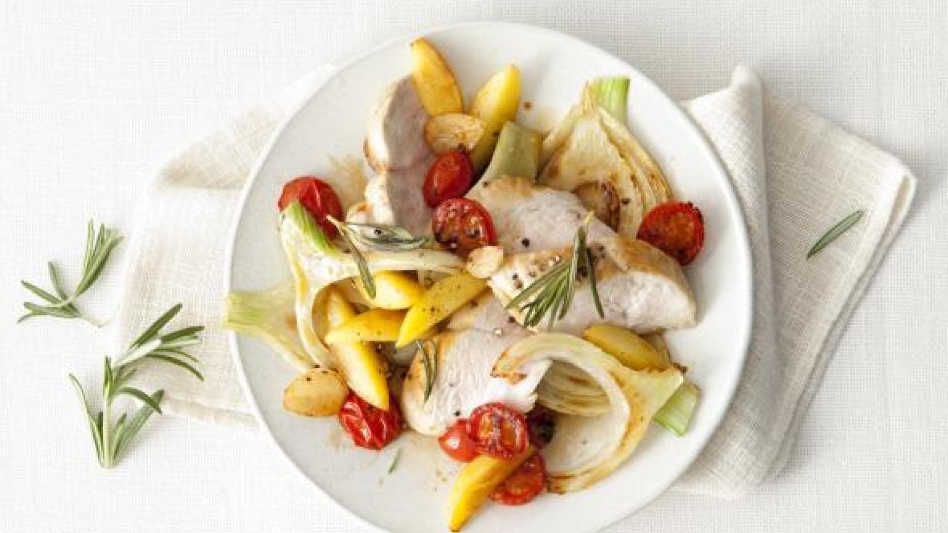 Hähnchenbrust mit Fenchel