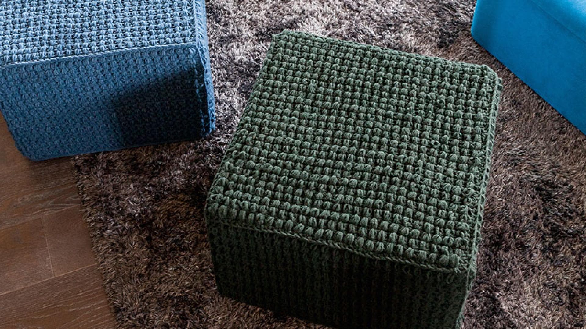Haekelanleitung Sitz Pouf