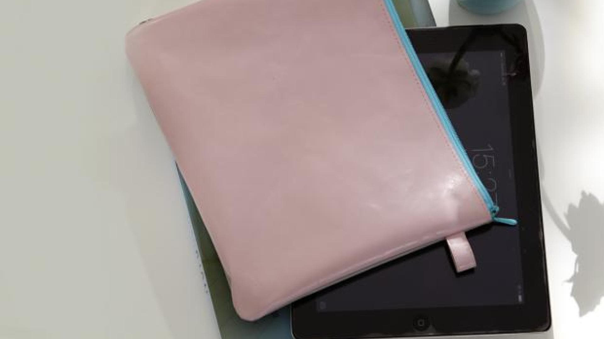 Schickes iPad-Etui aus Ziegenleder