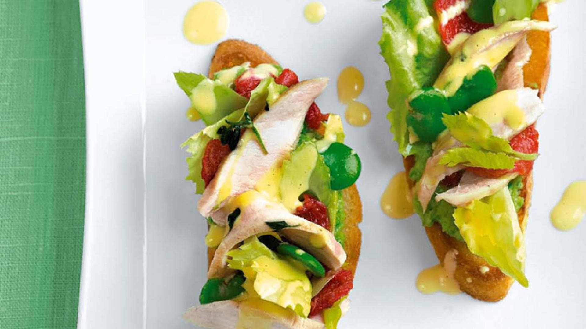 Kaninchen-Crostini mit Bohnenpüree