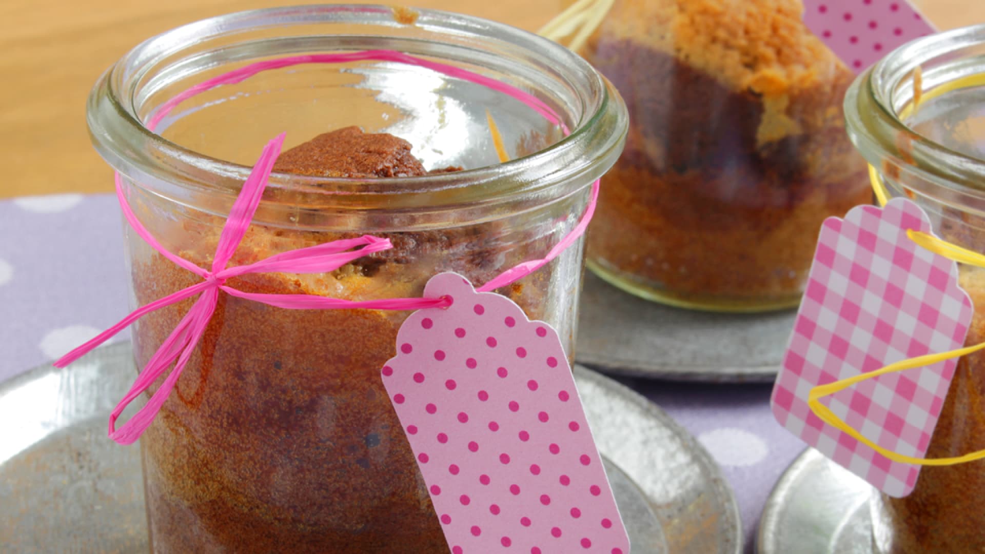 Kuchen im Glas