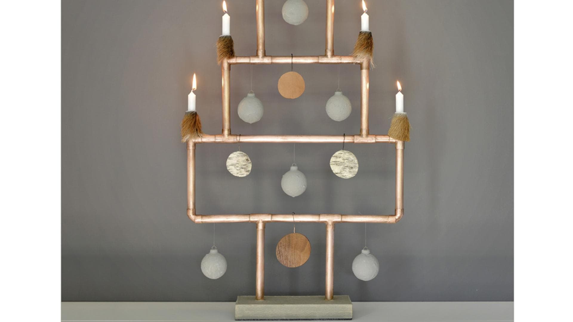 DIY-Anleitung für Kupferrohr-Tannenbaum 