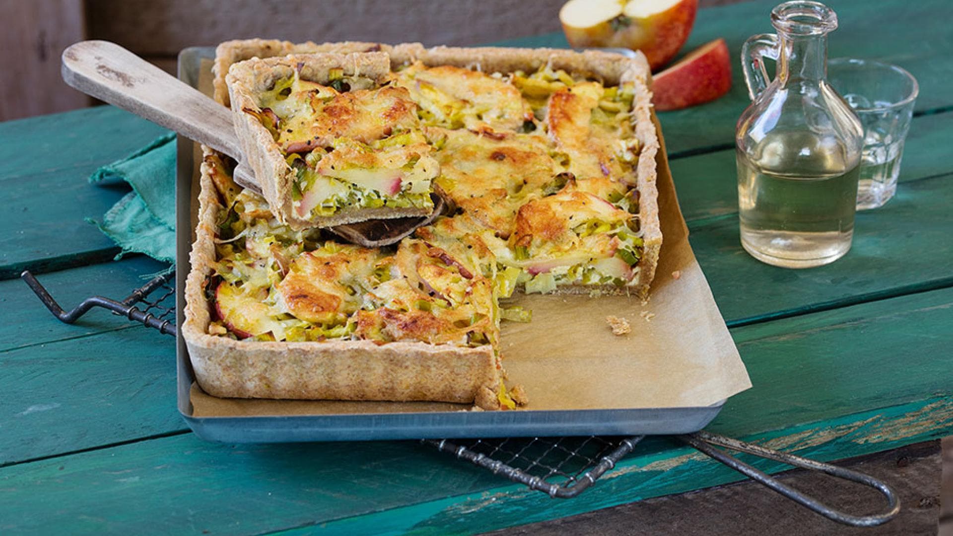 Rezept Lauch-Apfel-Quiche