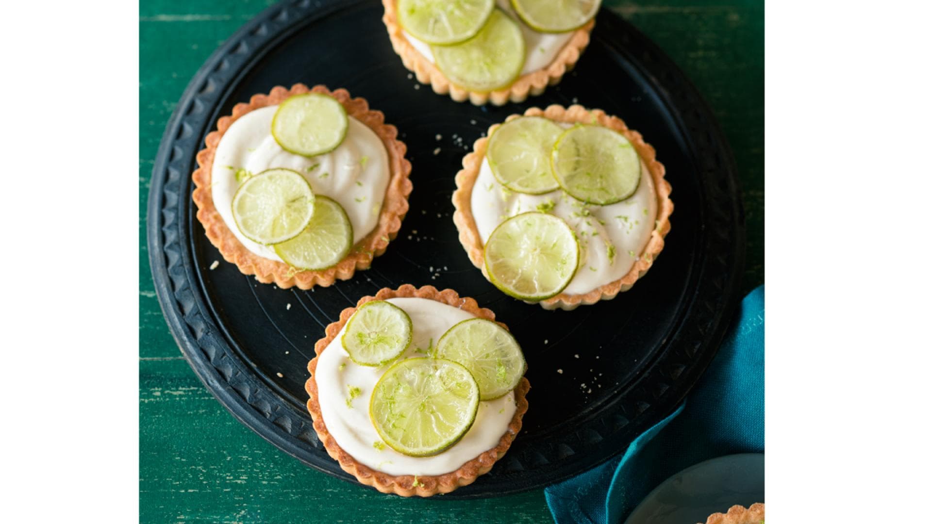 Limetten Mascarpone Tartelettes