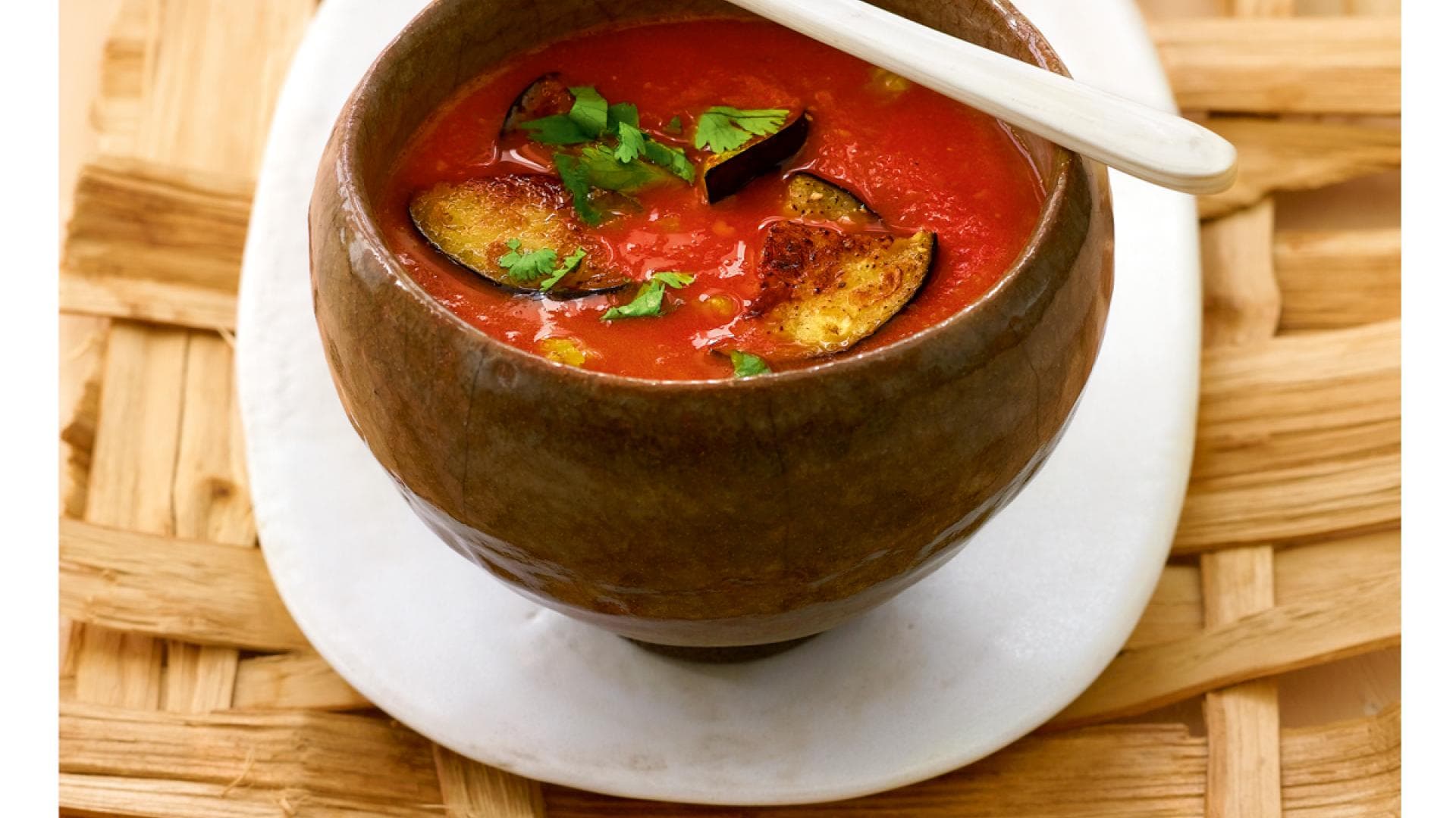 Ayurvedische Auberginensuppe