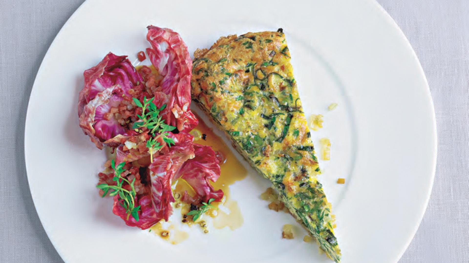 Mangold-Frittata nach dem Rezept von Sterneköchin Cornelia Poletto 