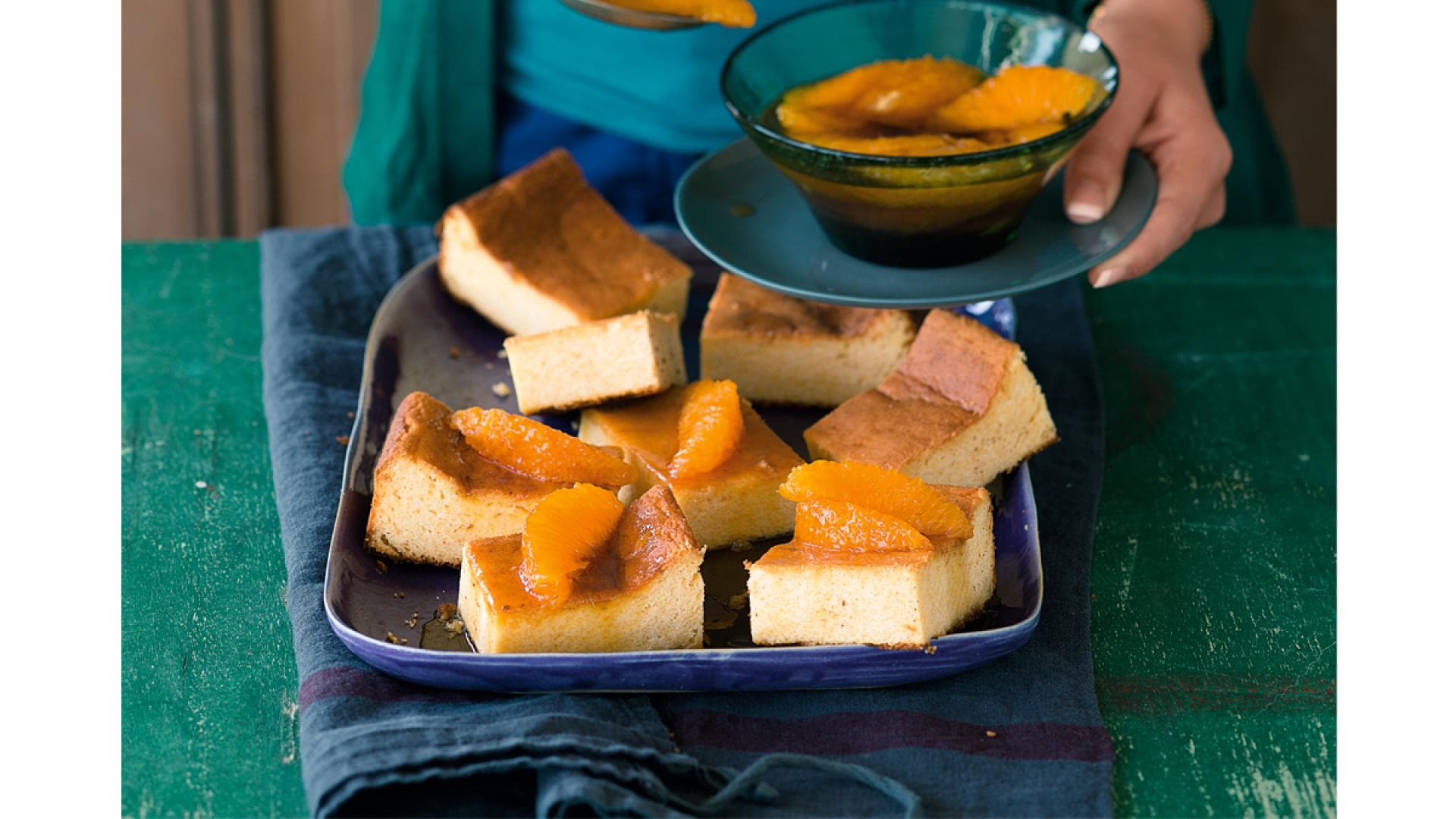 Orangen Quark Schnitten
