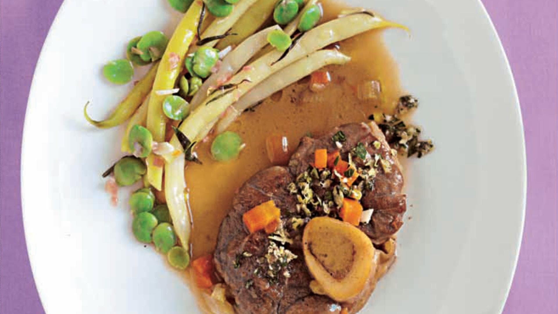 Ossobucco mit Bohnen