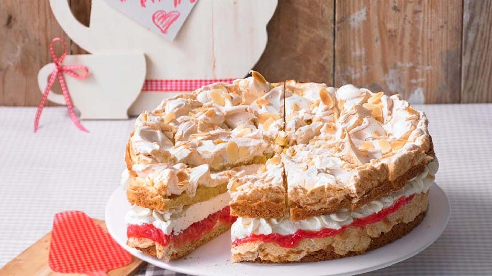 Rezept Rhabarber-Schnee-Torte