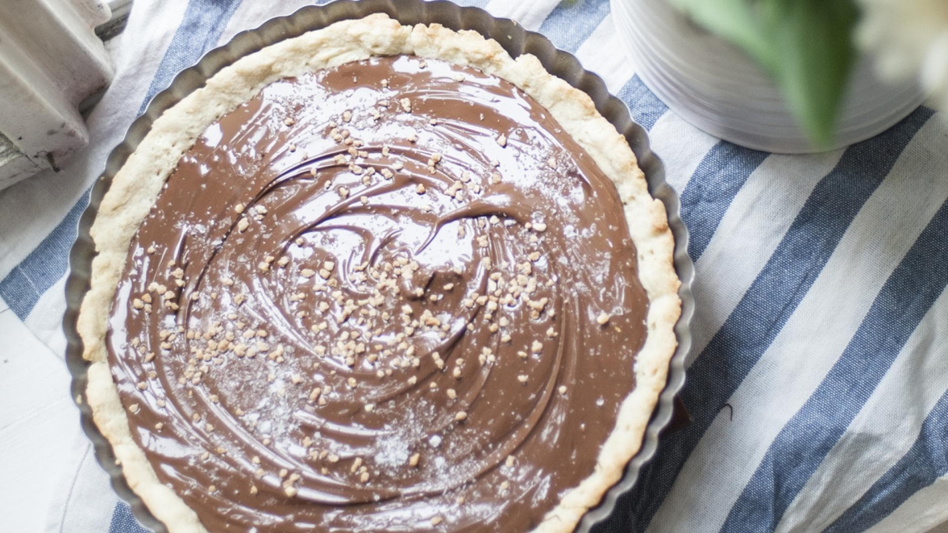 Schokotarte mit fleur de Sel