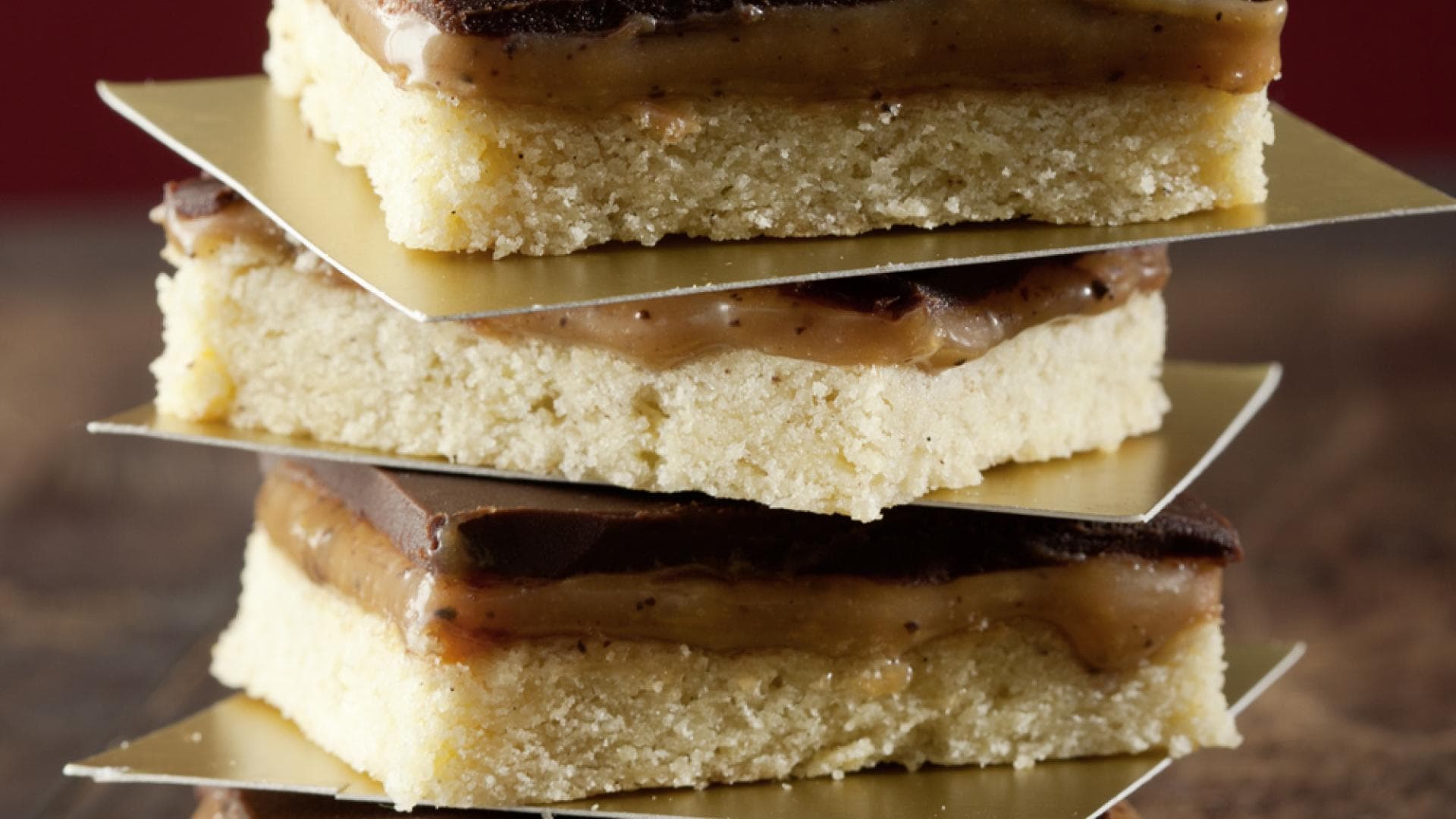 Shortbread mit Karamell-Schoko-Topping