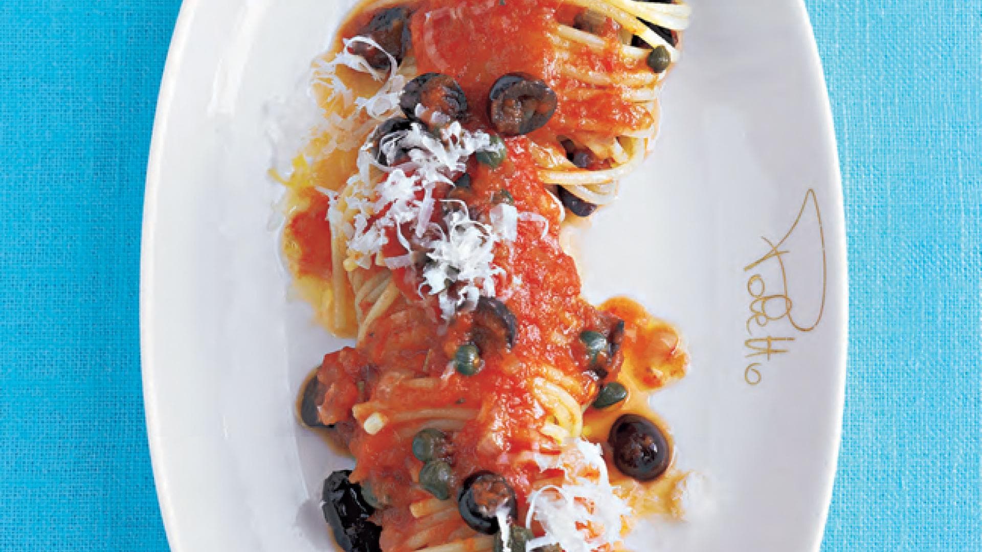 Spaghetti alla Puttanesca nach Cornelia Polettos Rezept