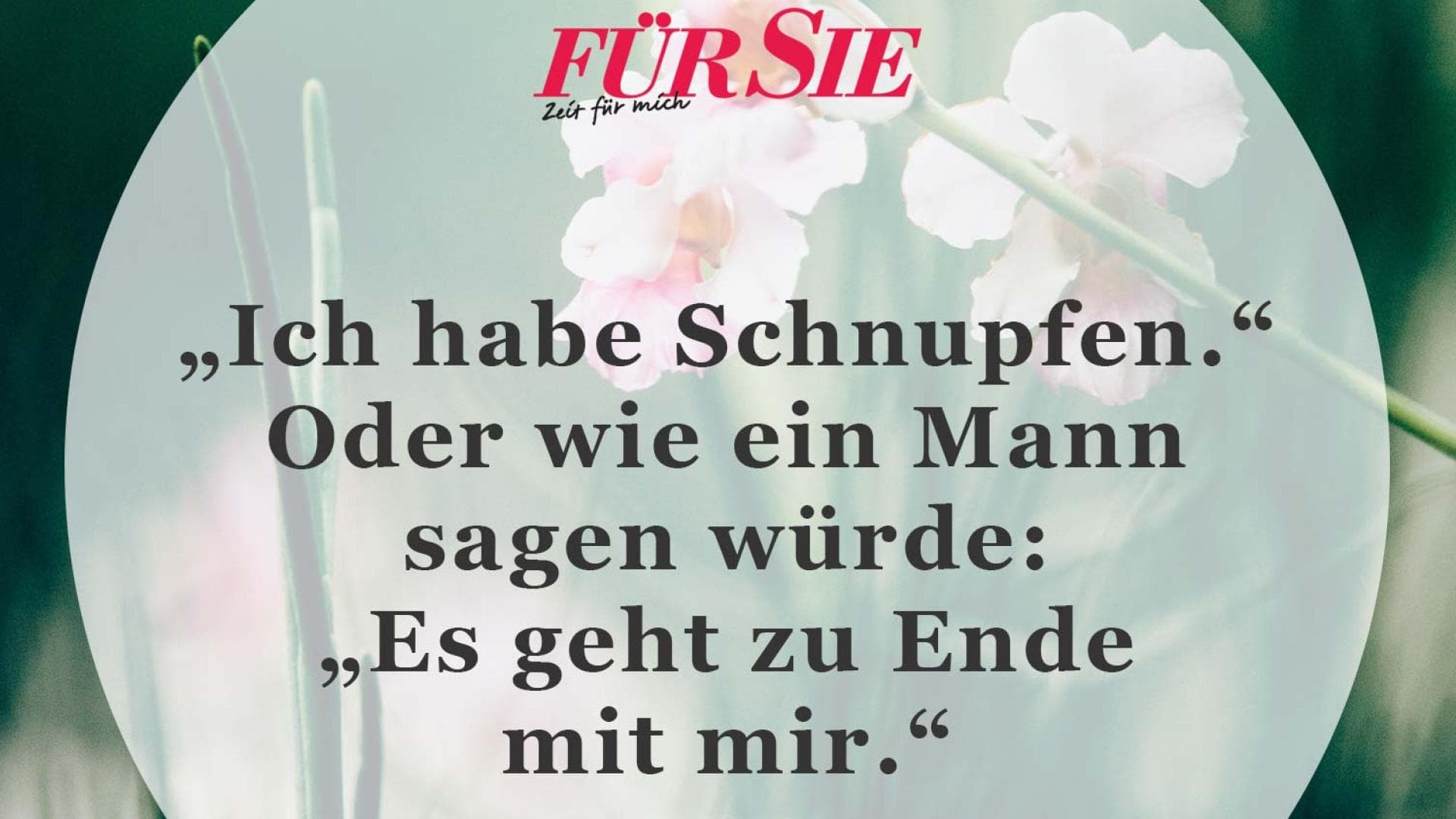 Spruch des Tages für den 1. Juli