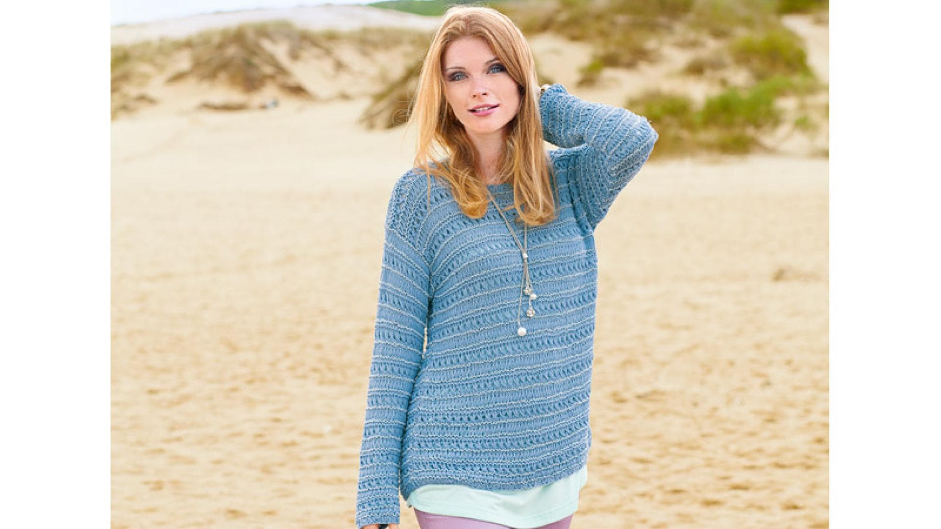 Strickanleitung "Ich mach blau!" aus Heft 10/15