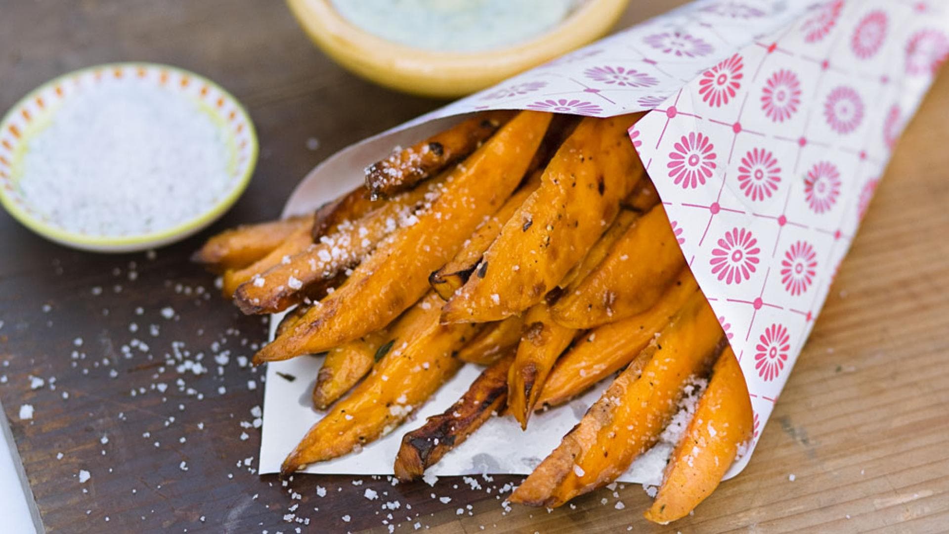 Süßkartoffeln Pommes