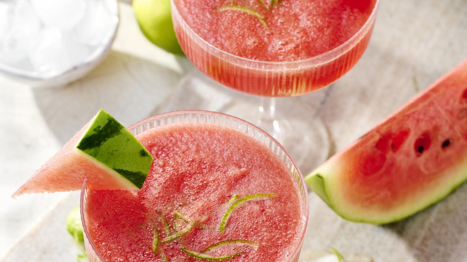 Melonen-Prosecco-Slush